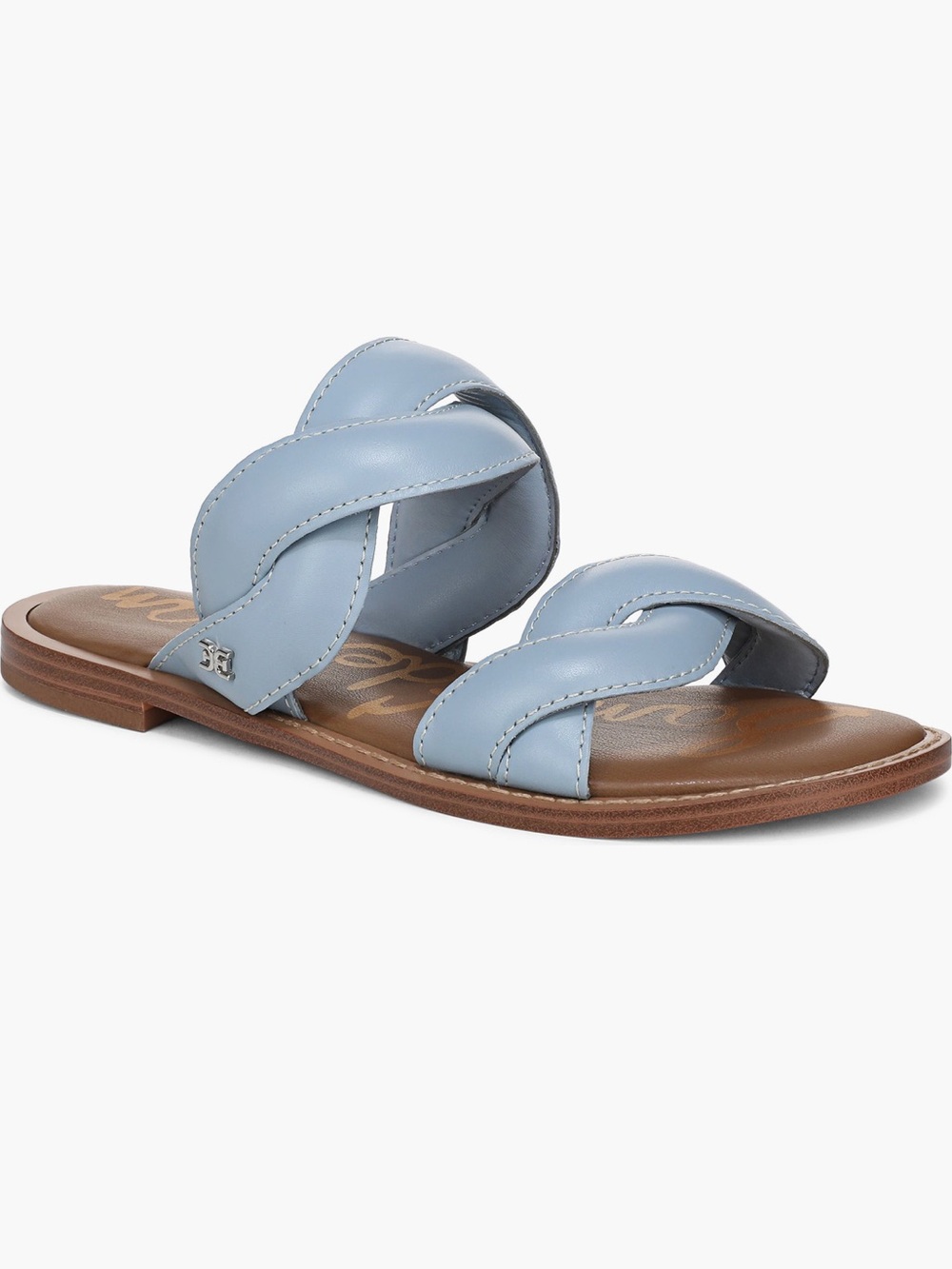 Sam Edelman Blue Hellen Slide Sandal NWT - Picture 1 of 9